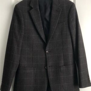 J. Crew Charcoal Plaid Men's Blazer